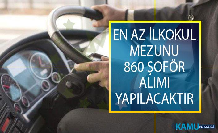 iskur tarafindan en az ilkokul mezunu 860 sofor alimi yapilacaktir sofor is ilanlari