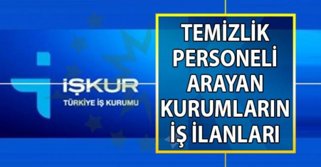 iskur eylul ayi temizlik is ilanlari bay bayan 1650 temizlik personeli alimi yapilacak